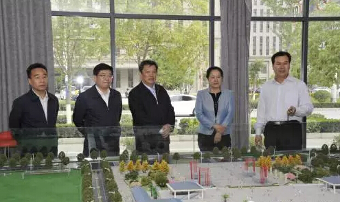 市長(zhǎng)陳青，副市長(zhǎng)王月成陪同省電力投資集團(tuán)公司總經(jīng)理李輝一行深入階州廣場(chǎng)視察