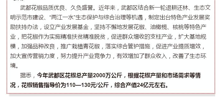 5.28億！一場(chǎng)盛會(huì)，武都花椒“火”了