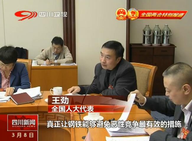 王董事長“兩會”就整頓鋼鐵市場建言獻策(圖1)