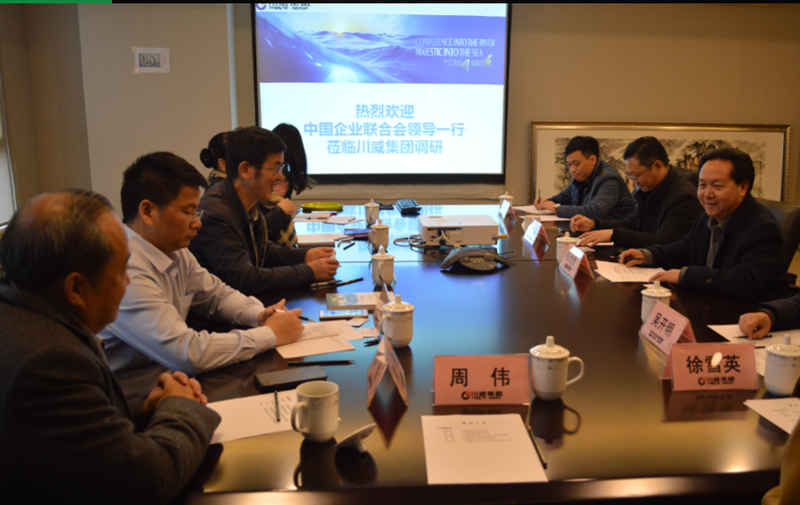 中國(guó)企業(yè)聯(lián)合會(huì)領(lǐng)導(dǎo)蒞臨川威考察調(diào)研(圖1)